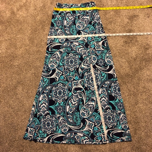 Willi Smith Skirt size XS High Elastic Waist Maxi Long Soft Stretchy - Picture 3 of 10